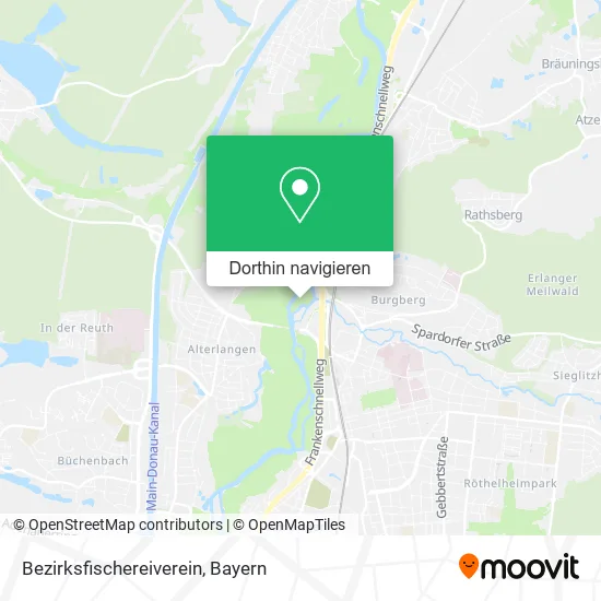 Bezirksfischereiverein Karte