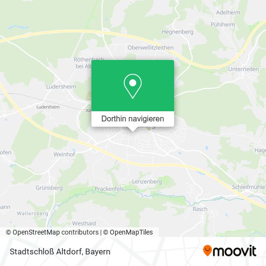 Stadtschloß Altdorf Karte