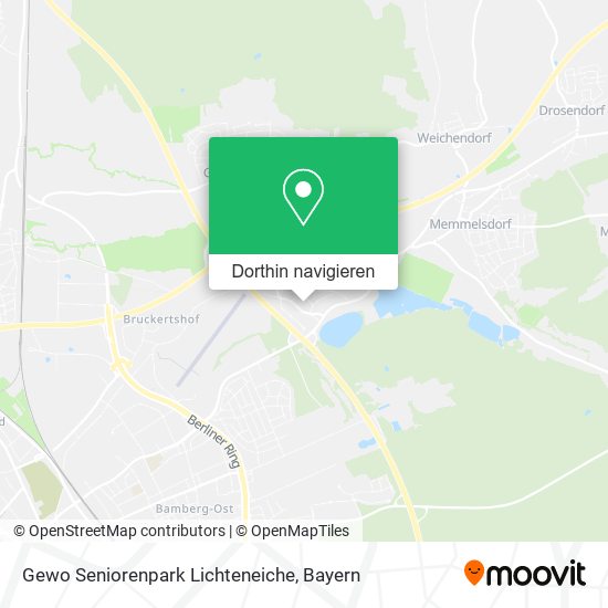 Gewo Seniorenpark Lichteneiche Karte