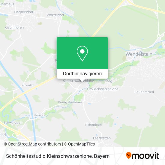 Schönheitsstudio Kleinschwarzenlohe Karte