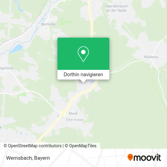 Wernsbach Karte