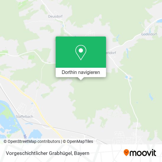 Vorgeschichtlicher Grabhügel Karte