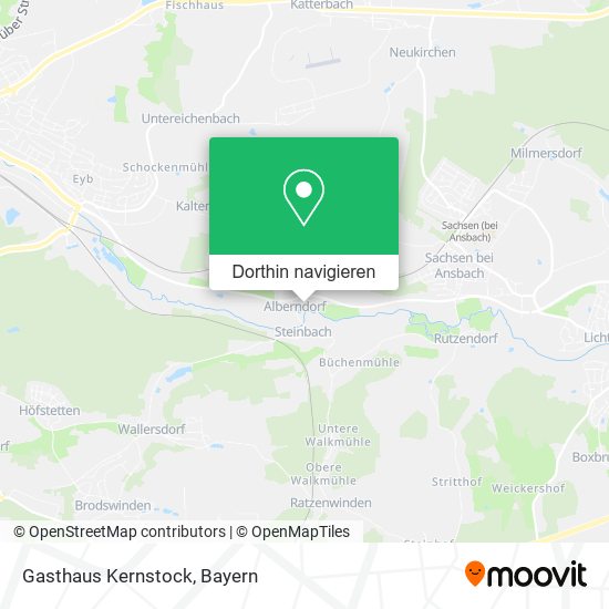 Gasthaus Kernstock Karte