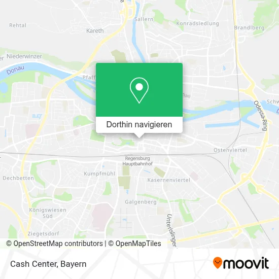 Cash Center Karte