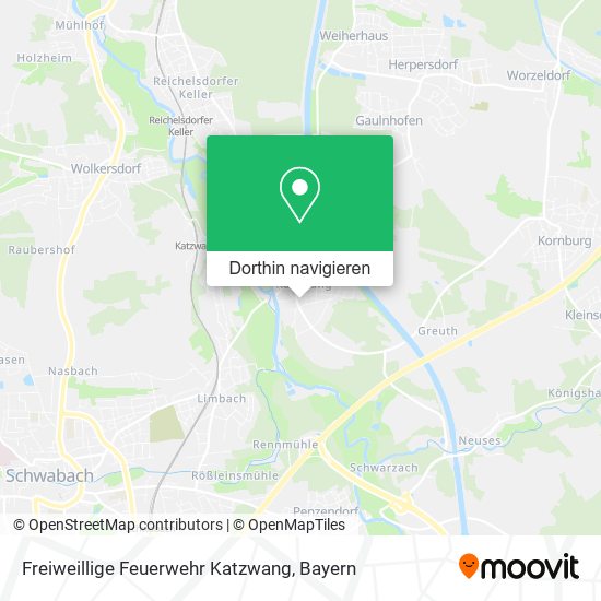 Freiweillige Feuerwehr Katzwang Karte