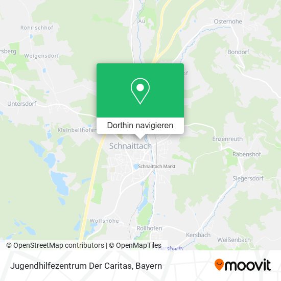 Jugendhilfezentrum Der Caritas Karte