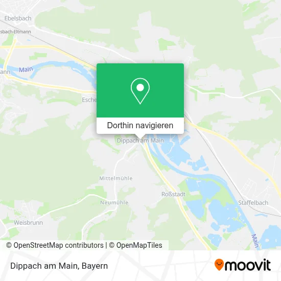 Dippach am Main Karte