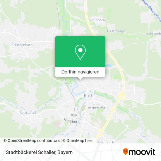 Stadtbäckerei Schaller Karte