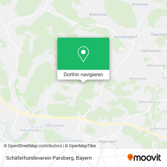 Schäferhundeverein Parsberg Karte