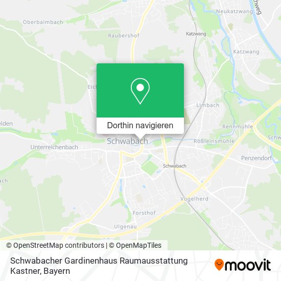 Schwabacher Gardinenhaus Raumausstattung Kastner Karte