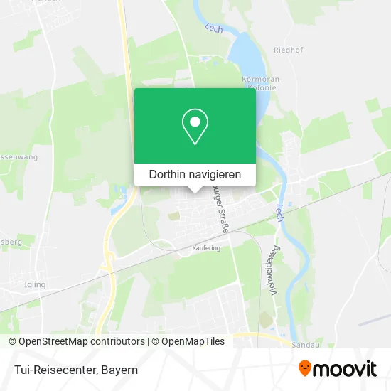 Tui-Reisecenter Karte