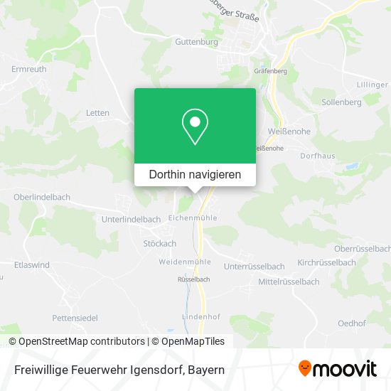 Freiwillige Feuerwehr Igensdorf Karte