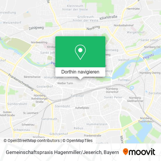 Gemeinschaftspraxis Hagenmiller / Jeserich Karte
