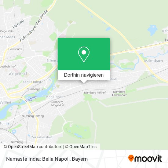 Namaste India; Bella Napoli Karte