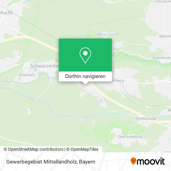 Gewerbegebiet Mittellandholz Karte