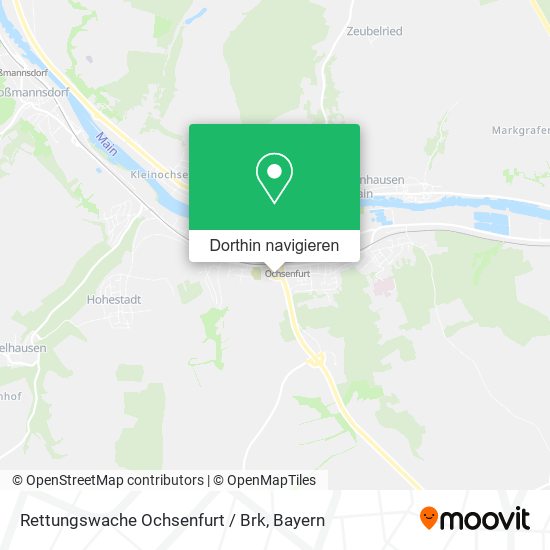 Rettungswache Ochsenfurt / Brk Karte