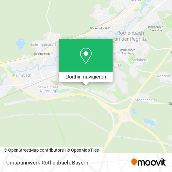Umspannwerk Röthenbach Karte