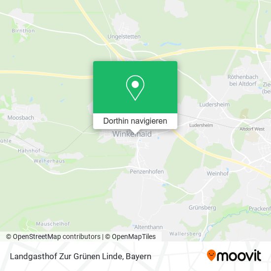 Landgasthof Zur Grünen Linde Karte