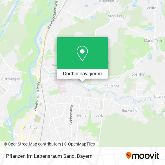 Pflanzen Im Lebensraum Sand Karte