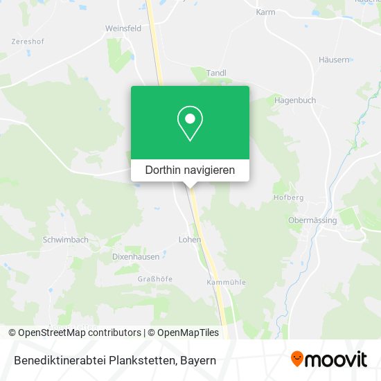 Benediktinerabtei Plankstetten Karte