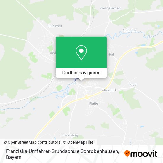 Franziska-Umfahrer-Grundschule Schrobenhausen Karte