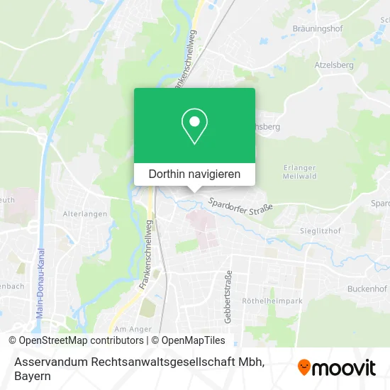 Asservandum Rechtsanwaltsgesellschaft Mbh Karte