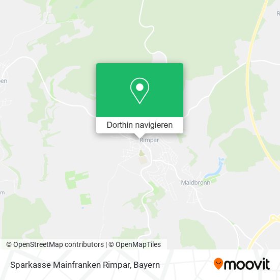 Sparkasse Mainfranken Rimpar Karte