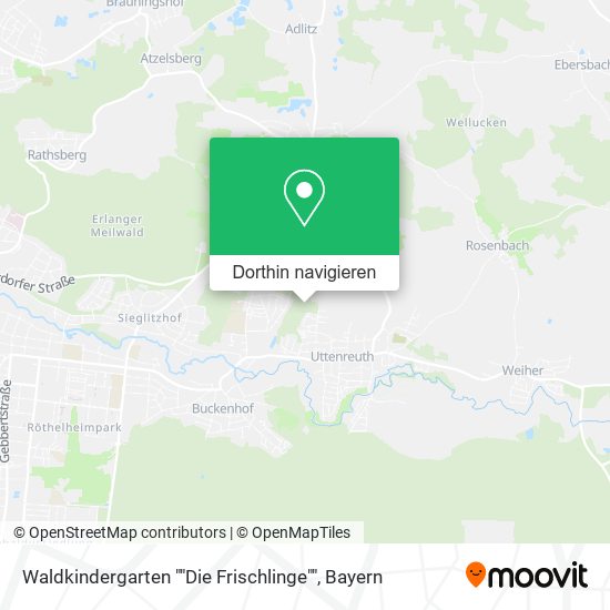 Waldkindergarten ""Die Frischlinge"" Karte