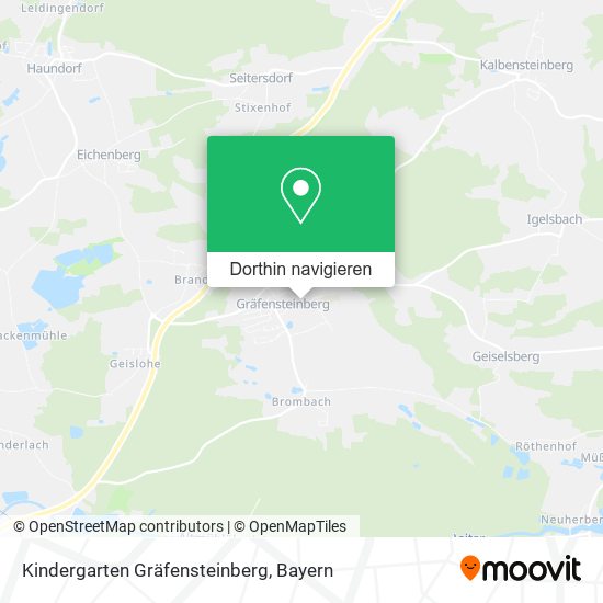 Kindergarten Gräfensteinberg Karte