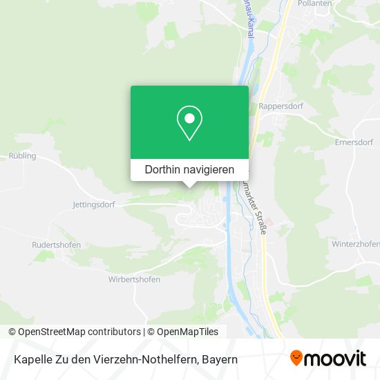 Kapelle Zu den Vierzehn-Nothelfern Karte