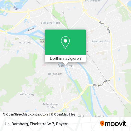 Uni Bamberg, Fischstraße 7 Karte