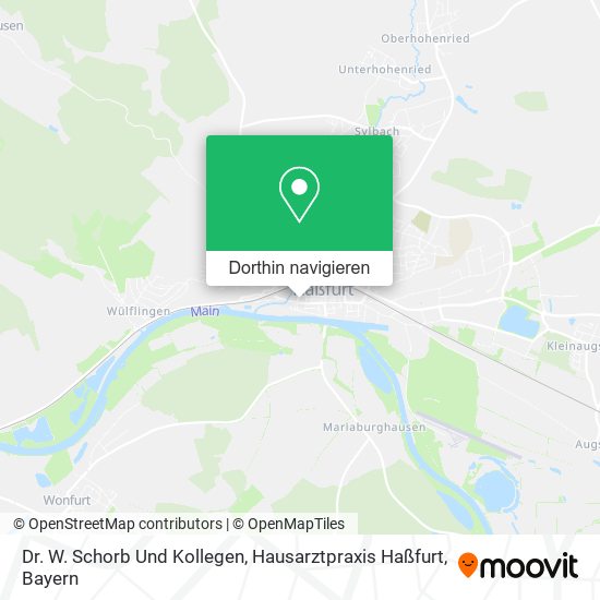 Dr. W. Schorb Und Kollegen, Hausarztpraxis Haßfurt Karte