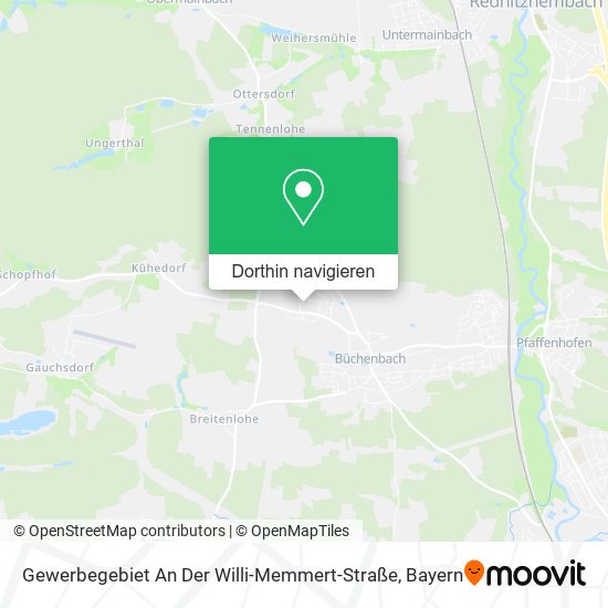 Gewerbegebiet An Der Willi-Memmert-Straße Karte