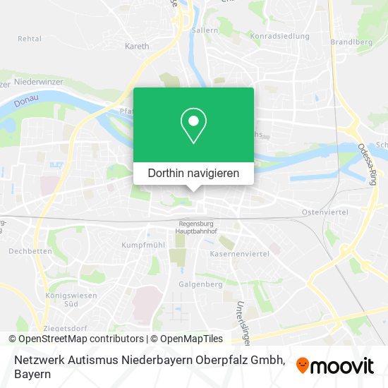 Netzwerk Autismus Niederbayern Oberpfalz Gmbh Karte