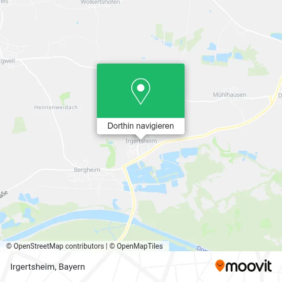 Irgertsheim Karte