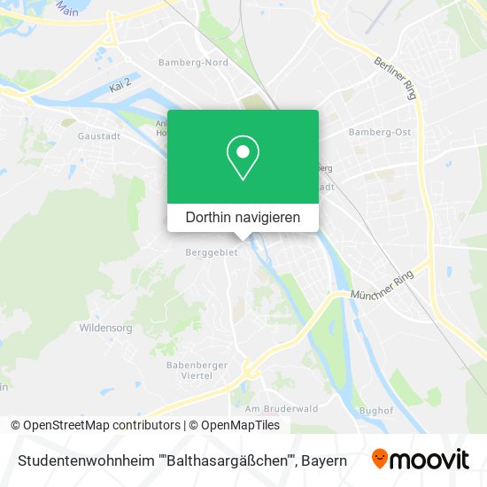 Studentenwohnheim ""Balthasargäßchen"" Karte