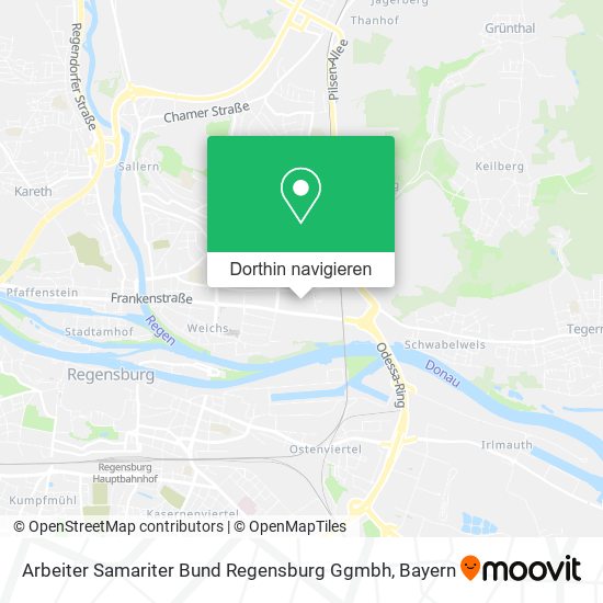 Arbeiter Samariter Bund Regensburg Ggmbh Karte