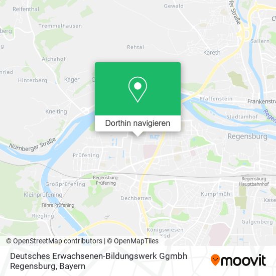 Deutsches Erwachsenen-Bildungswerk Ggmbh Regensburg Karte