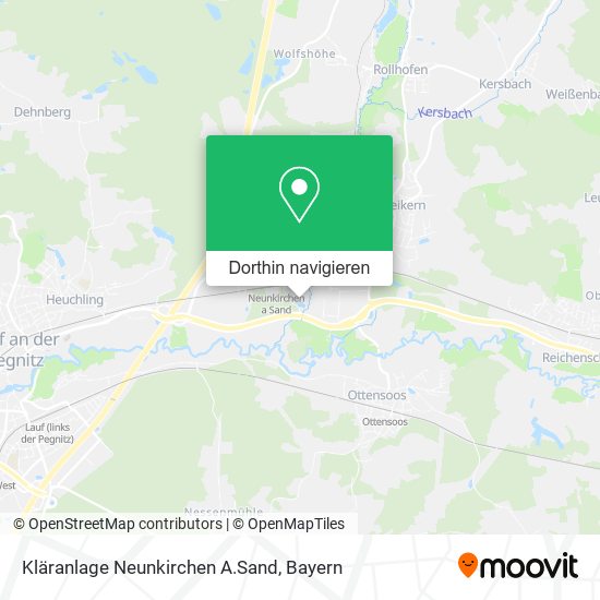 Kläranlage Neunkirchen A.Sand Karte