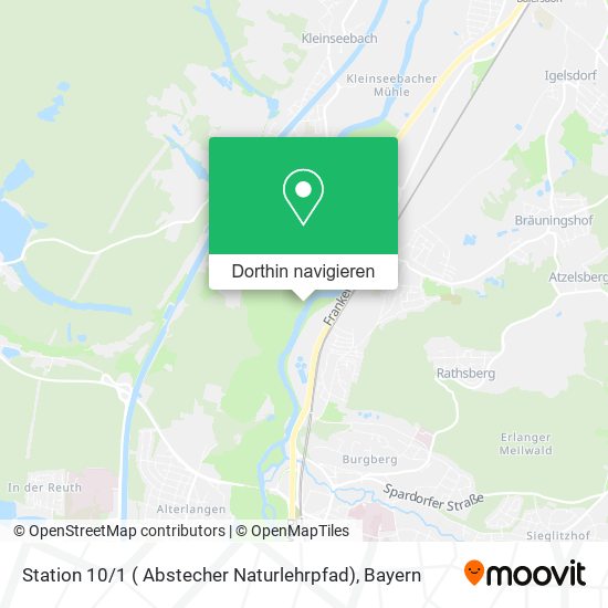 Station 10 / 1 ( Abstecher Naturlehrpfad) Karte