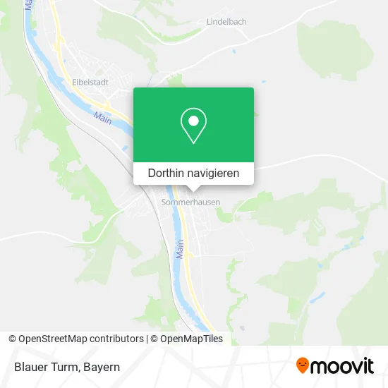 Blauer Turm Karte