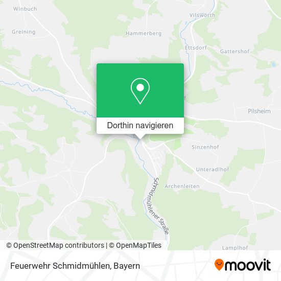 Feuerwehr Schmidmühlen Karte