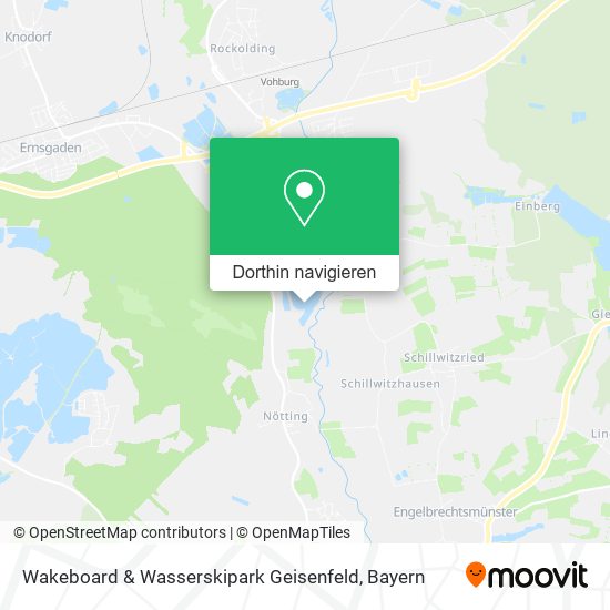 Wakeboard & Wasserskipark Geisenfeld Karte