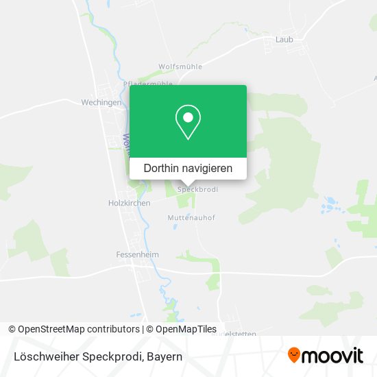 Löschweiher Speckprodi Karte