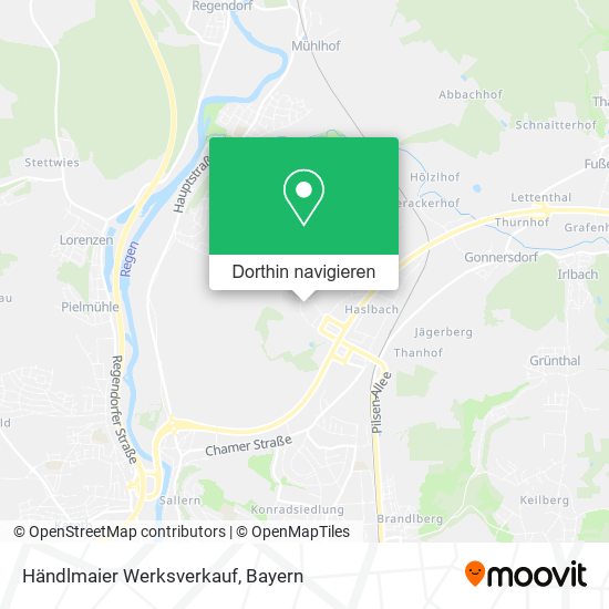 Händlmaier Werksverkauf Karte