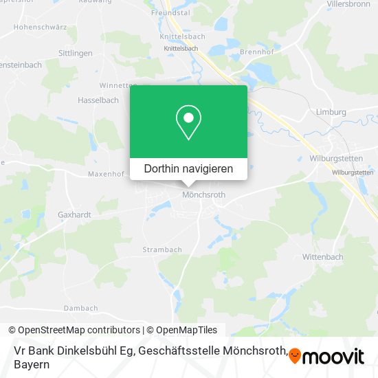 Vr Bank Dinkelsbühl Eg, Geschäftsstelle Mönchsroth Karte