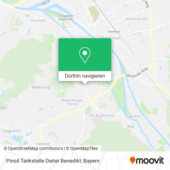 Pinoil Tankstelle Dieter Benedikt Karte