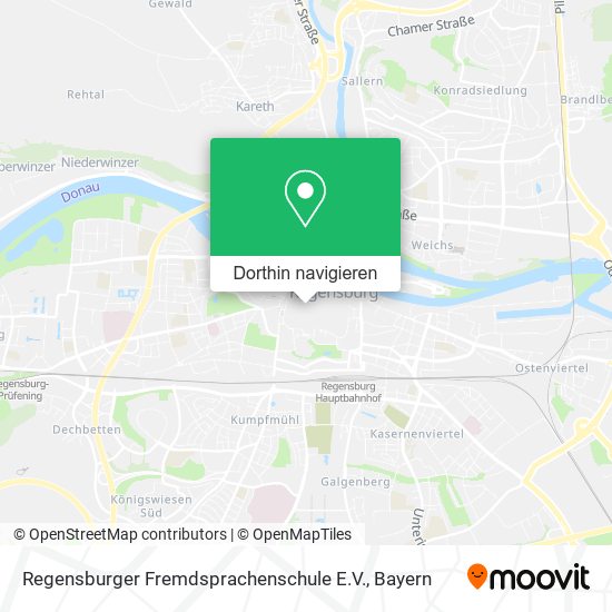 Regensburger Fremdsprachenschule E.V. Karte
