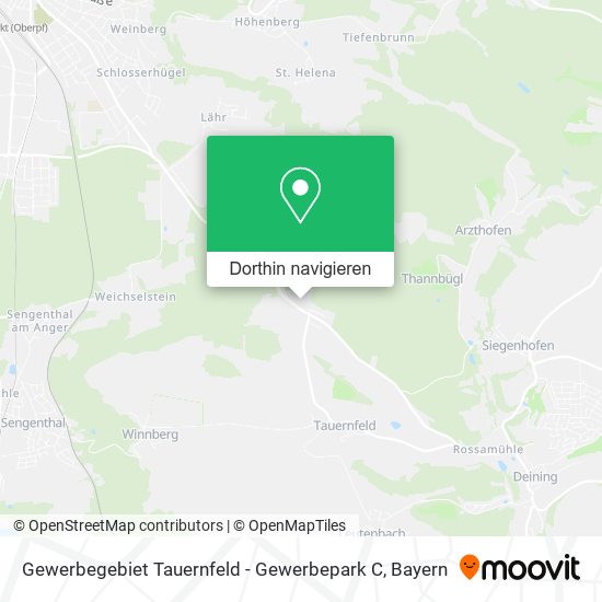 Gewerbegebiet Tauernfeld - Gewerbepark C Karte