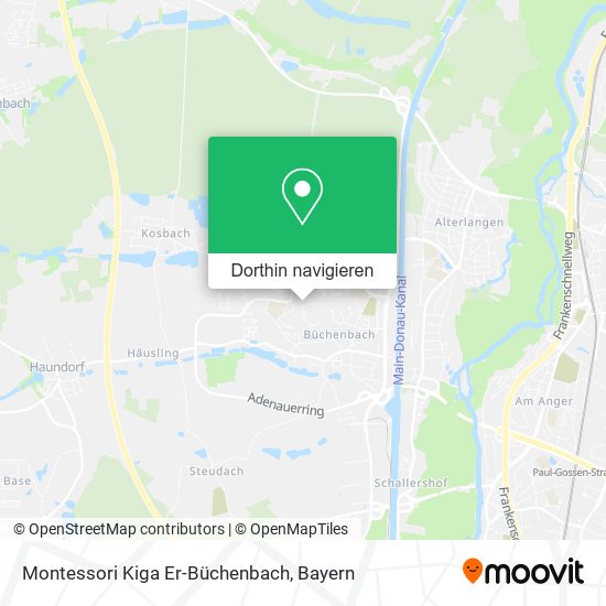 Montessori Kiga Er-Büchenbach Karte